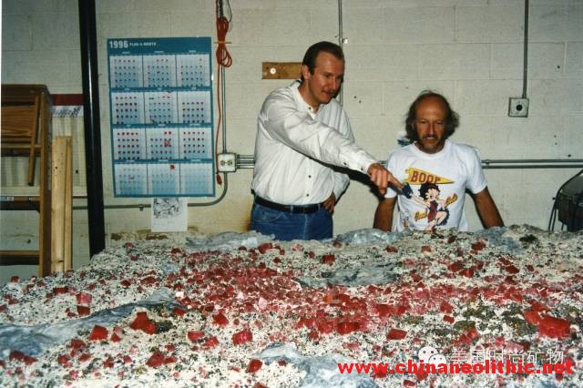 1994年“菱锰矿丹佛墙诞生记”红纹石,菱锰矿,红纹石