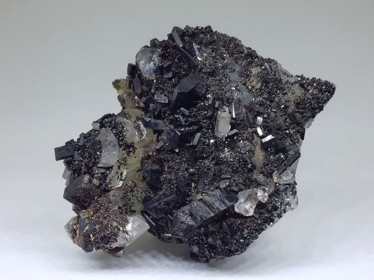 硅铁灰石和葡萄石、水晶共生矿物晶体标本宝石原石原矿,硅铁灰石,葡萄石,水晶