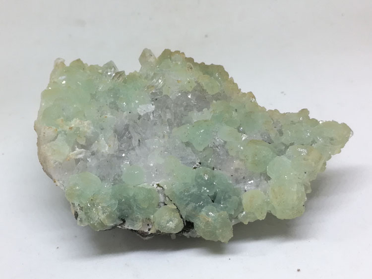 Super shine Babingtonite and grape stone, crystal mineral crystal gem stone ore samples,Babingtonite,Prehnite