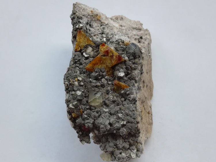日光榴石和萤石、锰铝石榴石共生矿物标本晶体宝石原石原矿原料,日光榴,石榴石,萤石