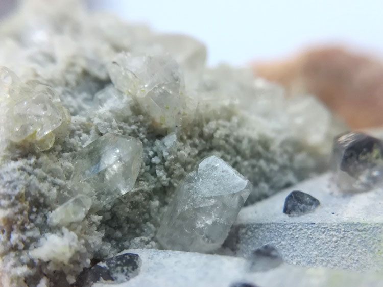 福建新矿硅铍石、托帕石、烟晶长石共生矿物标本晶体宝石原石原矿,硅铍石,黄玉,水晶,长石