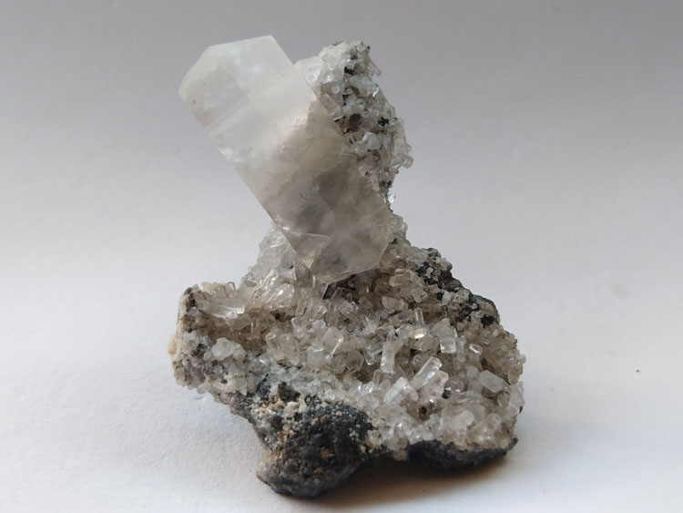 透明柱状方解石矿物标本晶体晶簇宝石原石原矿石能量石精品摆件,方解