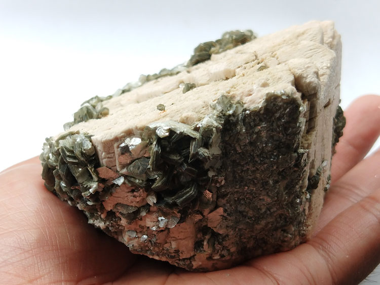 钾长石微斜长石云母矿共生矿物标本晶体晶簇宝石原石原矿石摆件,长石,云母