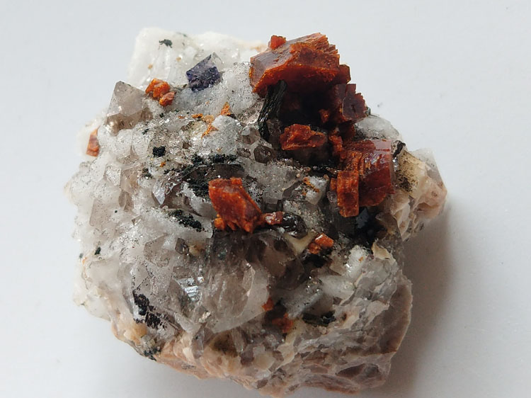 广东新出的菱沸石长石烟晶矿物标本晶体晶簇宝石原石原矿石能量石,长石,水晶,菱沸石