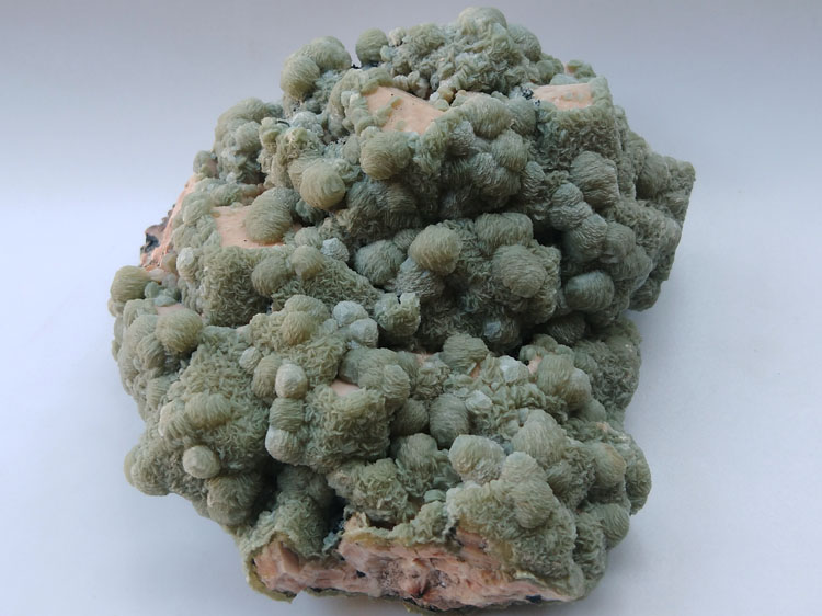 福建新出的球状绿方解石矿物标本晶体晶簇宝石原石原矿石精品收藏,方解,长石