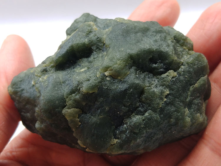 自采深绿色未知不知名矿物标本晶体晶簇宝石原石原矿石-石器时代- 矿物