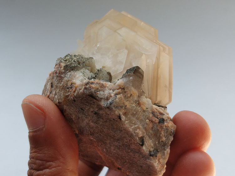 福建片状方解石茶晶烟晶矿物标本晶体晶簇晶洞宝石原石原矿石能量,方解,水晶