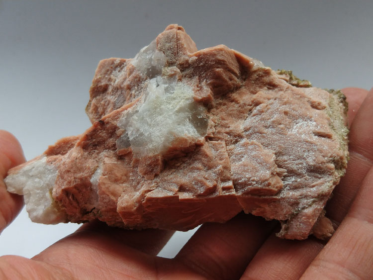 粉红钾长石微斜长石云母矿矿物标本晶体晶簇晶洞宝石原石原矿石,长石,云母