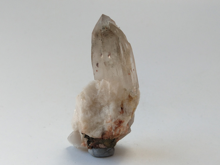 天然石榴石水晶包裹体包体晶中晶宝石料原石原矿石矿物标本晶簇洞,石榴石,水晶