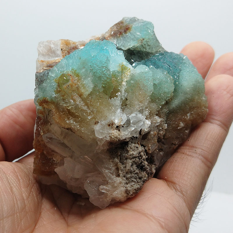 Hemimorphite Quartz Mineral Specimens Mineral Crystals Gem,Hemimorphite,Quartz